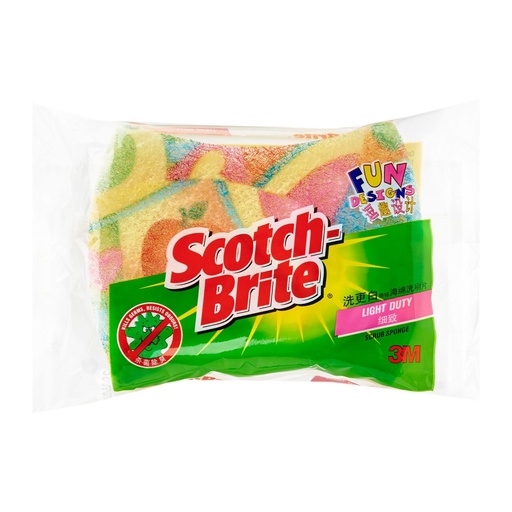 [HMOKA3M-SLDN-S] 3M Scotch Brite Scrub Sponge Light Duty non-scratch