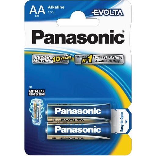[HMOEBTPNEVAA1.5V] PANASONIC BATTERIES Evolta-AA