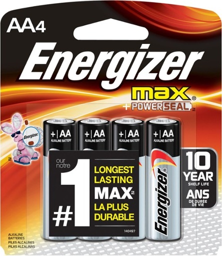ENERGIZER BATTERY -AA / AAA-4PC 1.5V