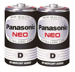 [HMOEBTPNSTD2PCS1.5V] PANASONIC BATTERIES-TYPE D-2Pcs