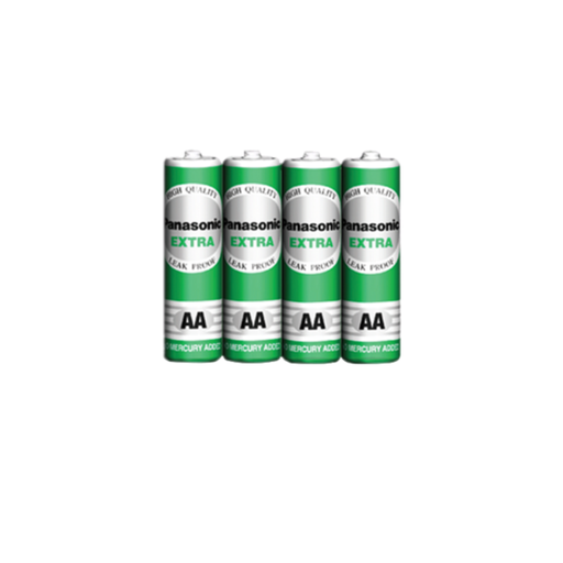 [HMOEBTPNSEMB1.5V4PCS] PANASONIC Extra Manganese Batteries AA ( 4 Pcs )