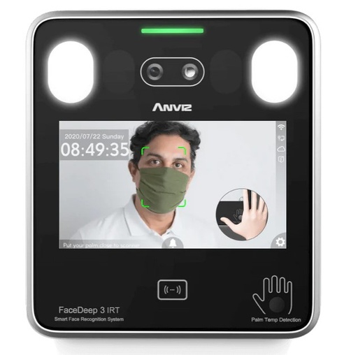 [HMOEFTAMANFD3IRT] ANVIZ FaceDeep 3 IRT Face Time Attendance Machine