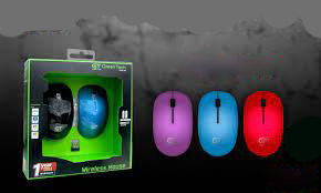 [HMGT3KWMGTWM796] Green Technology - 3 Keys Wireless Mouse GTWM-796