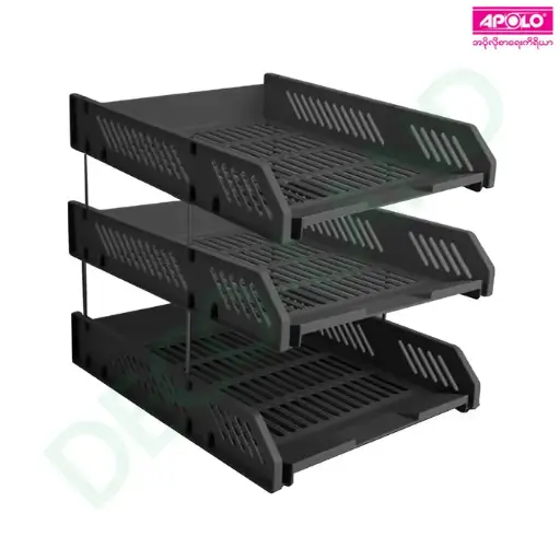 Apolo - File Tray / Letter Trays A4 (3 tiers  ) 