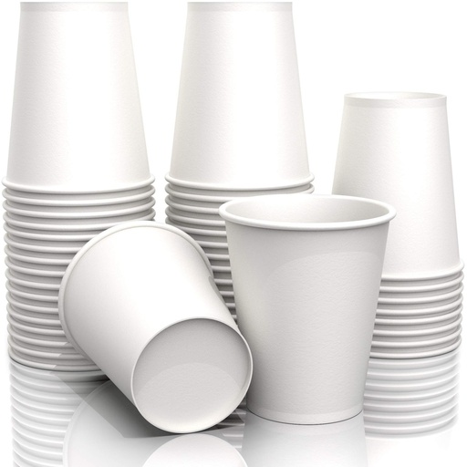 [HMPPDPCC9OZ50PCS] Disposable Paper Cup China (White) 9oz plain 50pcs