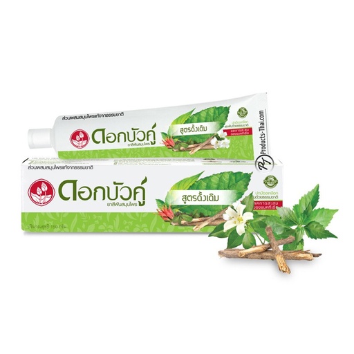 [HMPHYTPDBKTLHBOG] Dok Bua Ku (Twin Lotus) Herbal Toothpaste - Original (100g)