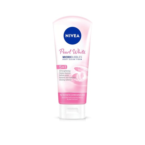 NIVEA Pearl White 5in1 Deep Clean Foam