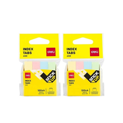 [HMBNPFITDL50x12MMEA10902] Deli Film Index Tabs (50x12 mm) EA10902