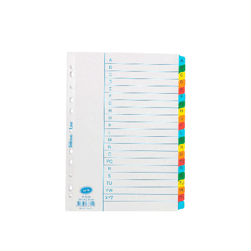 [HMBNPDIVBTXA421P6233] Bantex A4 Size (21 Pages, A to Z Index) Dividers 6233