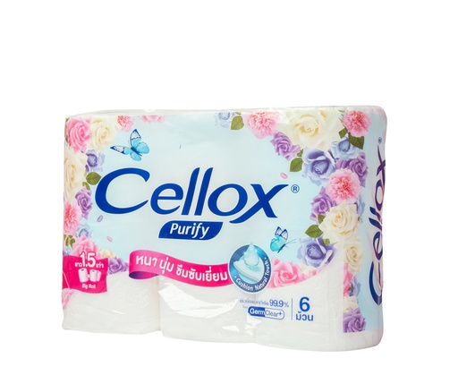 [HMTRCLPSX6R] Cellox Purify Super Extra Tissue Roll ( 6 Roll)