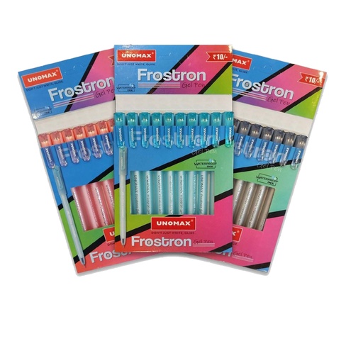 Unomax Frostron Gel Pen (0.7mm) 10pcs x Packet