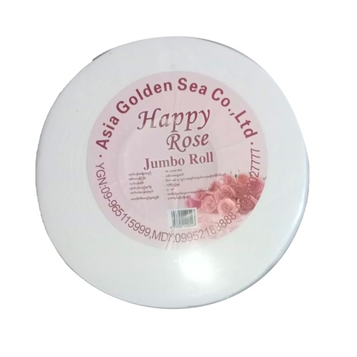Happy Rose Jumbo Tissue Roll
