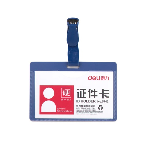 [HMPNPNBHDLE5742] Name Badge Holder (Deli E-5742)