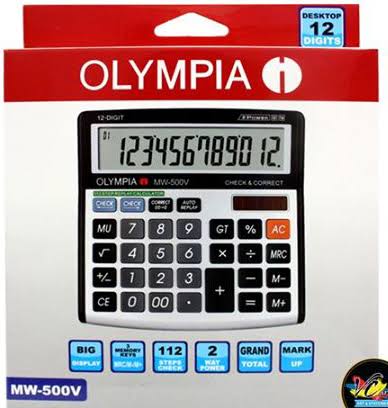 [HMOECLOLYMlW500V] OLYMPIA CALCULATOR-MW-500V