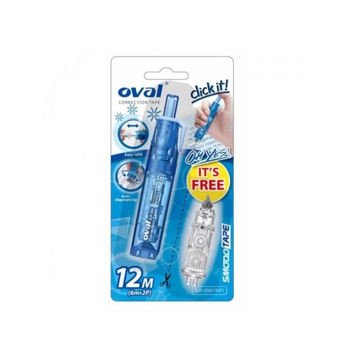 [HMWNCCTOVLQJR506] OVAL Correction Tape QJR-506