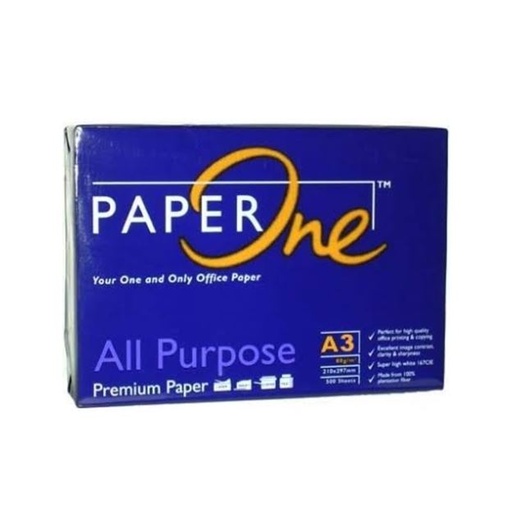 [HMPNLCPPOA370GSM] Paper One Copier Paper A3 70GSM