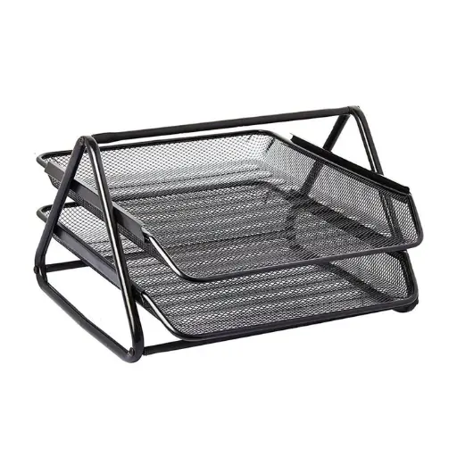 Letter Tray 2 Step Metal Mesh