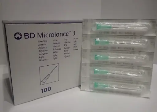 Hypodermic Needles 21G x 1.5″ (Green)