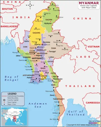 [HMPNPMM] Myanmar Map