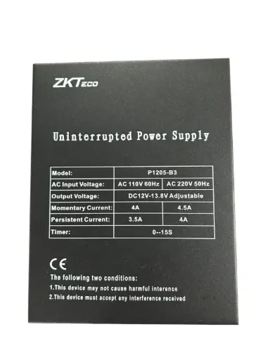 [HMOEZKTPS-12V5A] ZKTEco 12V 5A Power Supply