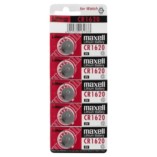 MAXELL CR1620 LITHIUM BATERRY 3V