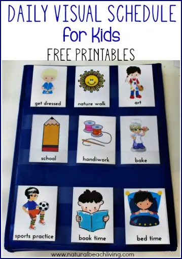 [HMSSIVSHFK] Visual Schedule for Kids