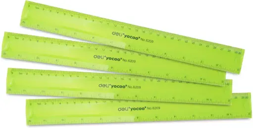 Deli Flexible Ruler 20Cm 6208 