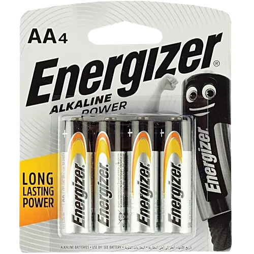 [HMOEBTENRAKAA1.5V4PCS]  Energizer AA Alkaline Power Batteries 2pcs ( 1.5 V ) 