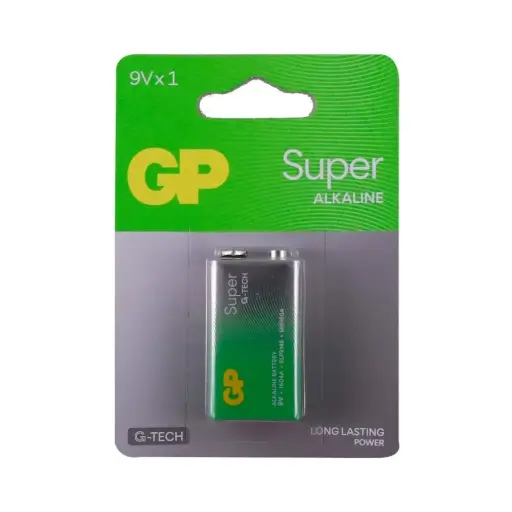 [HMOEGPSPAK9VBT] GP Super Alkaline 9V Batteries 