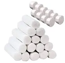 [HMSENAMWCRB] White Cotton Rolls (Big)