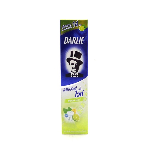 [HMPHYTPDLASWLM140G] Darlie Toothpaste All Shiny White Lemon Mint (140g)