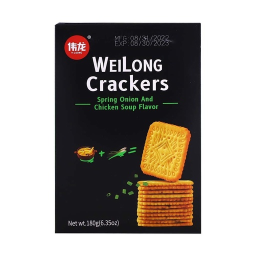 [HMPTCKVLSOCS180G] Weilong Sprion Onion and Chicken Soup Cracker (180g)