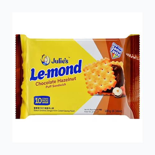 [HMPPBSJLLMCHN180G] Julie's Le-mond Chocolate Hazelnut (180g)