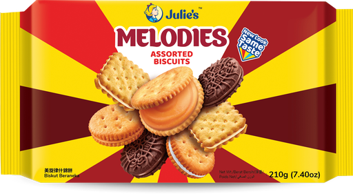 [HMPTYCKJLMA210G] Julie's Melodies Assorted Biscuits ( 210g )