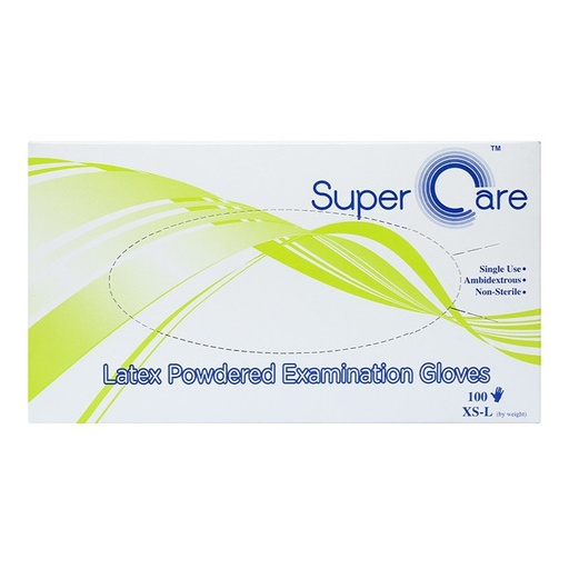 Supercare Latex Powdered Examinatin Glove