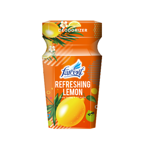 [HMHKDDRLM350ML] Farcent Deodorizer Liquid  Refreshing Lemon ( 350ml)