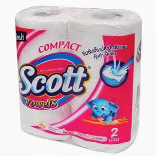 [HMHKKTSC2R20M] Scott Compact Tissues Towel Pack 2Rolls