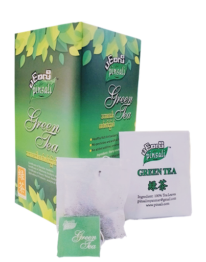 [HMPTGTPSL62G] Pinsali Green Tea 62.5g (25 Sachet )