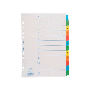 Bantex A4 Size 12 Pages (1-12 Index) Dividers 6241