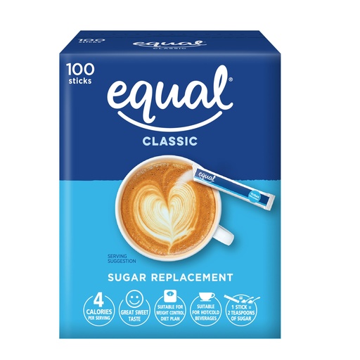 [HMPPSWSTEQC100G] Equal Classic Sweetener Sticks (100g)