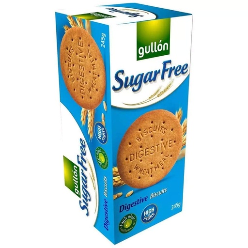 [HMPTBSGLSFDB245G] Gullon SUGAR FREE Digestive Biscuits (245g)
