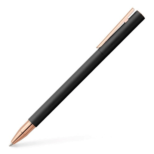 [HMWNCBPPFCNSBKWRG] Faber-Castell Neo Slim Black with Rose Gold Premium Ball Pen