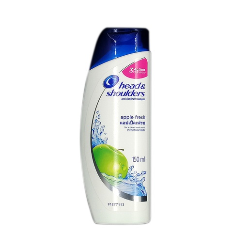 [HMPHSPHNSADAF150ML] Head & Shoulders Anti-Dandruff Shampoo Apple Fresh (150ml)