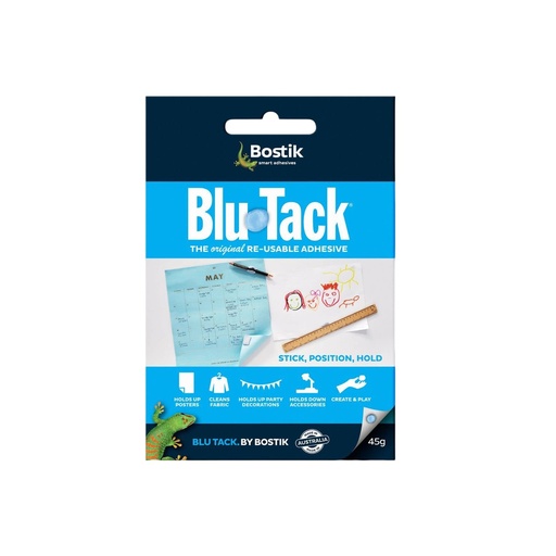 [HMENPRATBSBT45G] Bostik Blu Tack Reusable Adhesive 45g