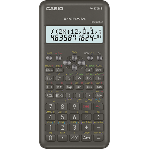 [HMOESCCSFX570MS2NDE] Casio fx-570MS 2nd Edition Scientific Calculator