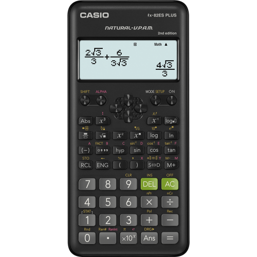 [HMOESCCSFX82ESP2NDENP] Casio fx-82ES PLUS 2nd Edition Non-Programmable Scientific Calculator