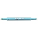 Dong-A My Color 2 Twin Type 2-side Soft Pen 0.7mm & 0.3mm (Aquamarine)