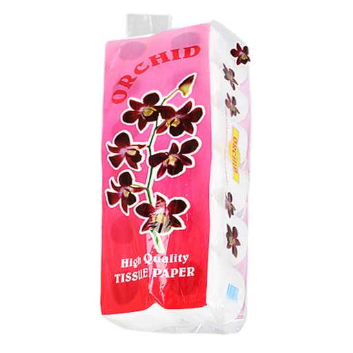 [HMBTOCH-2PLY12ROLLR] Orchid Bathroom Tissue 2Ply 12 Rolls Red