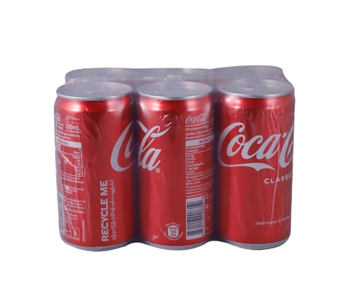 [HMPPSDCCCAN250ML] Soft Drink (Coca Cola) Can 250ml
