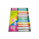 Apolo File Divider 1 to 12 Index Plastic ( A4)
